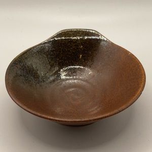Studio pottery hand made trinket dish.